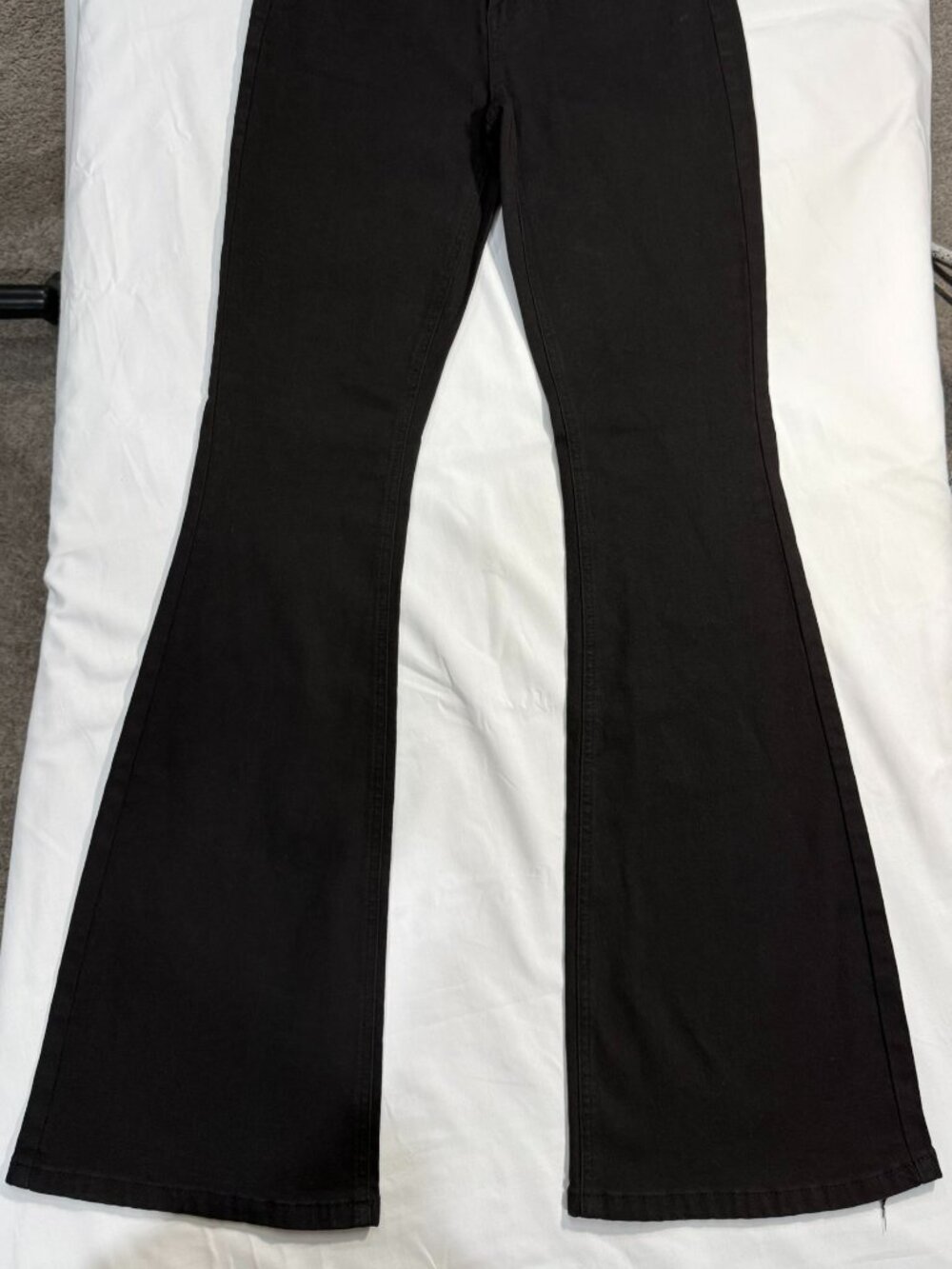 California Vintage Black High Rise Flare Jeans Women's Size 5/27